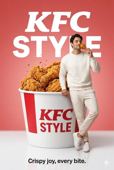 Surreal Fried Chicken Ad