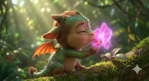 Cute Sloth Dragon Baby
