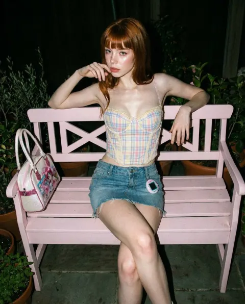 Y2K Night Garden Girl