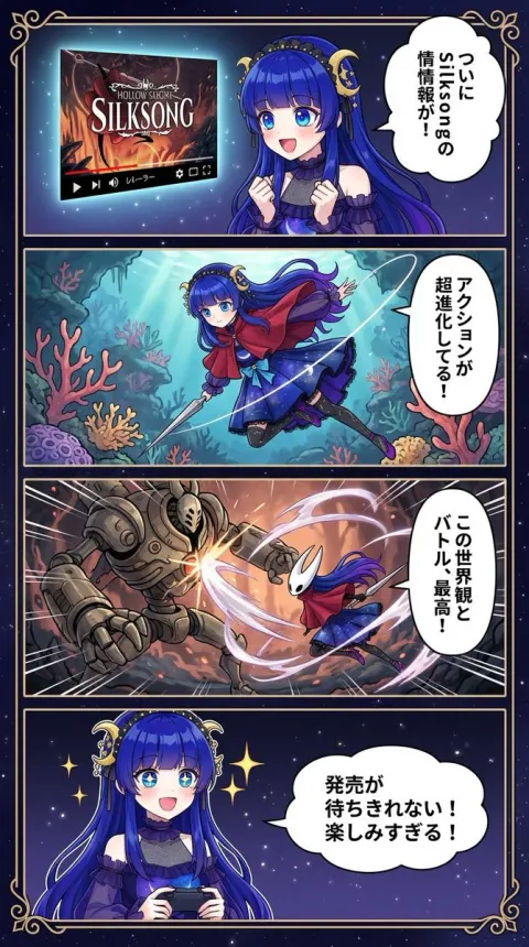 Silksong 4-Panel Comic Explained