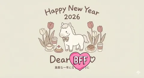 New Year Greeting Illustration