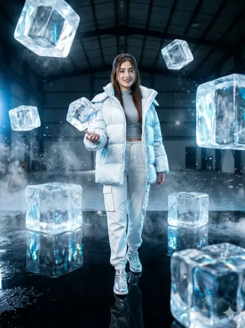 Frozen Dreamscape Fashion Editorial