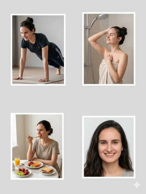 Four Panel Portrait Collage