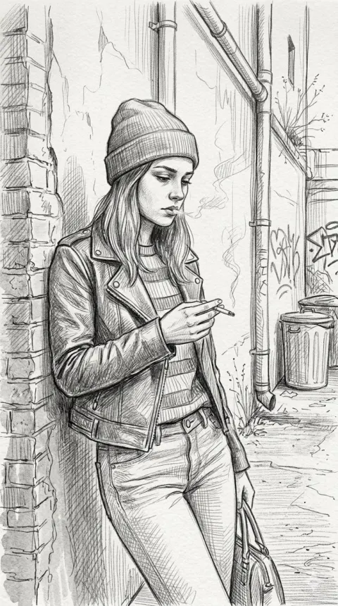 Alley Smoke Sketch