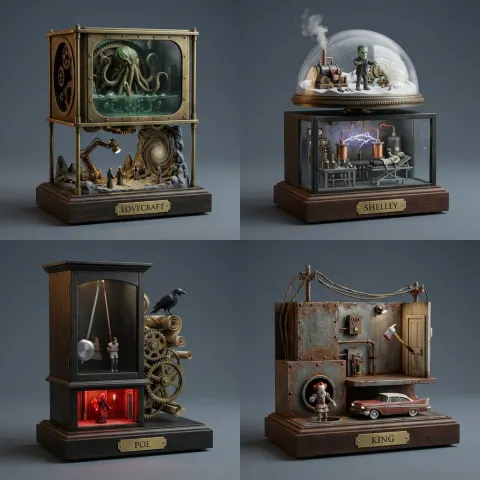 Horror Sci-Fi Kinetic Sculptures