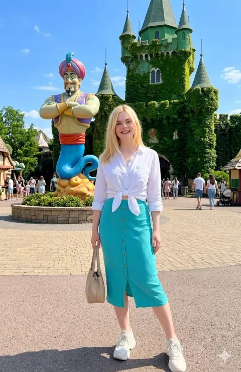 Fairytale Castle Fashion Travel Photo