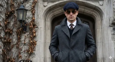 Vintage Gentleman Editorial Portrait
