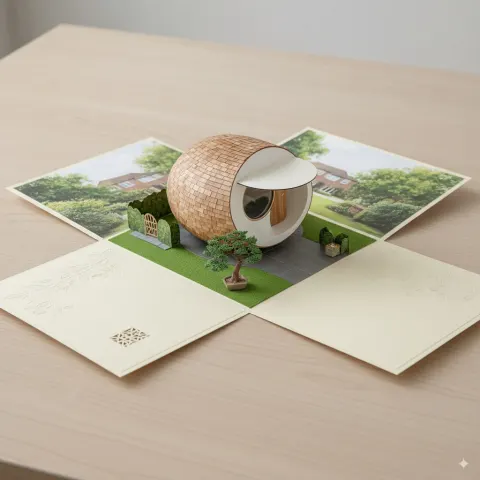 Scene A6 Folding Card