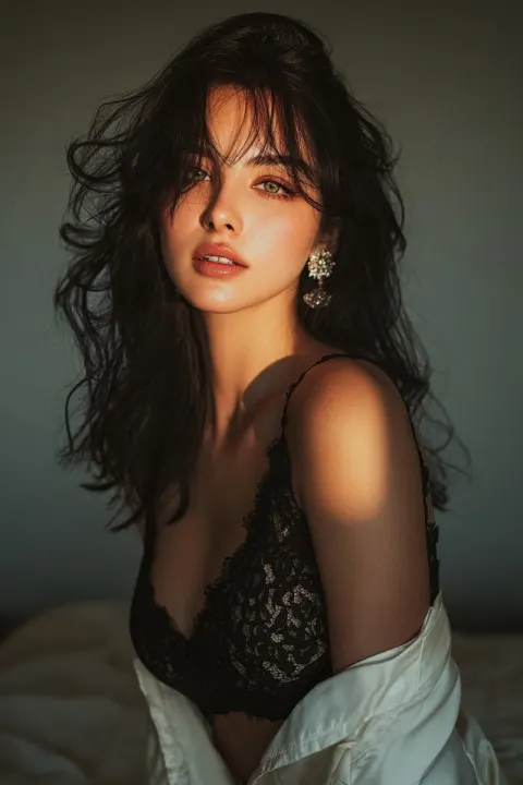Golden Moment Black Lace Beauty