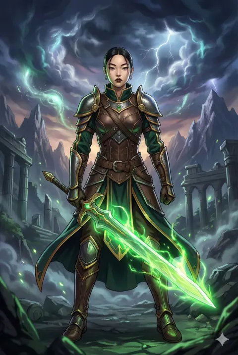Custom Girl Rare Card Style Art