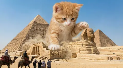 Kaiju Kitten Attacks Sydney