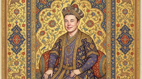 Persian Miniature Portrait