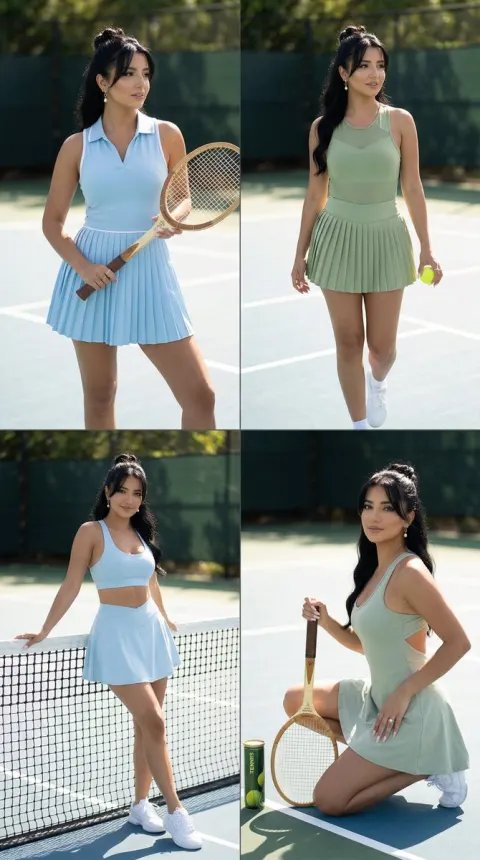 Luxury Tennis Fashion Editorial