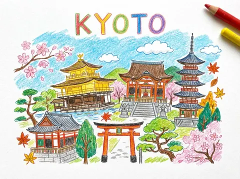Crayon City Whimsical Art