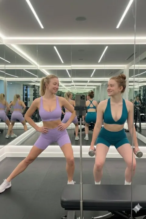 Gym Mirror Selfie