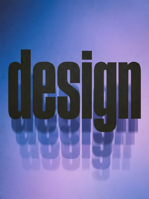 Bold Brutalist Typographic Poster Design