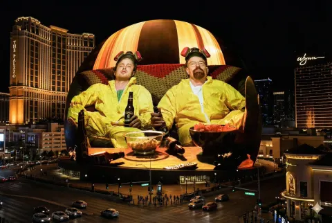 Vegas Sphere Night Display