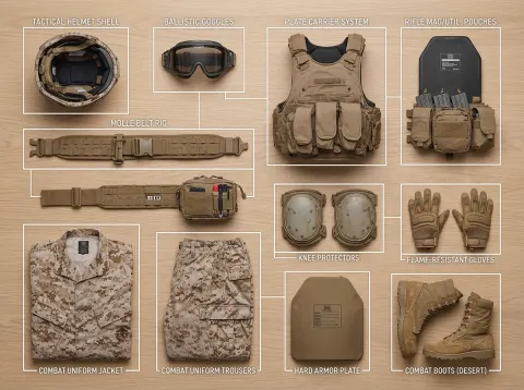 Ultra Realistic Knolling Product Photo