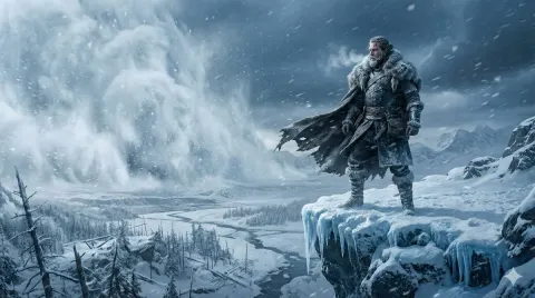 Lone Warrior Faces Winter Storm