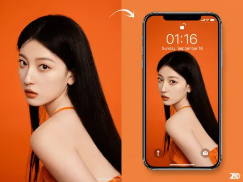 Turn Image into Phone Wallpaper