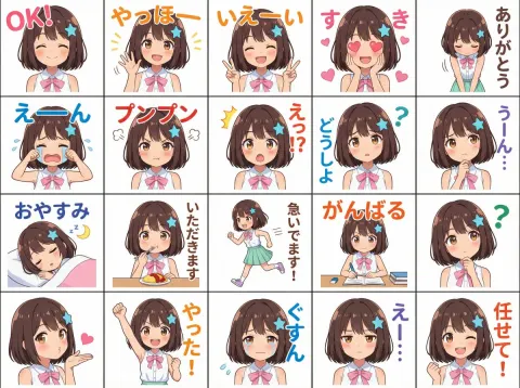 Custom Messenger Sticker Set