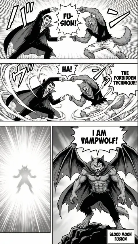 Dragon Ball Fusion Manga Page