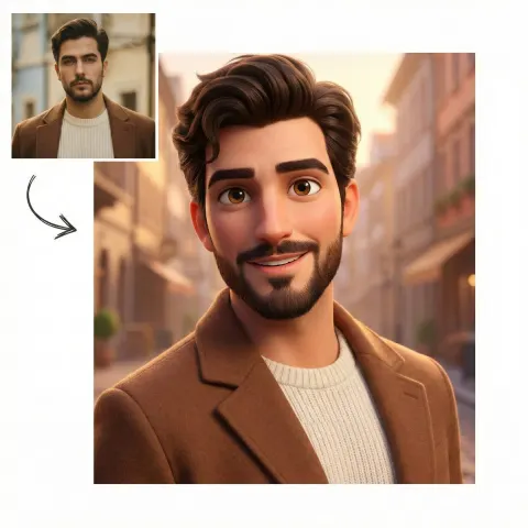 Real Person to Pixar 3D Character