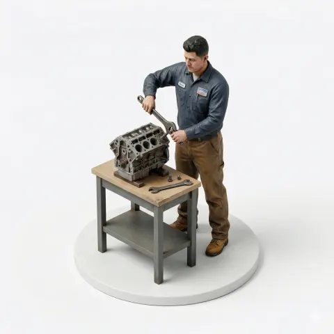 Miniature Isometric Character Design