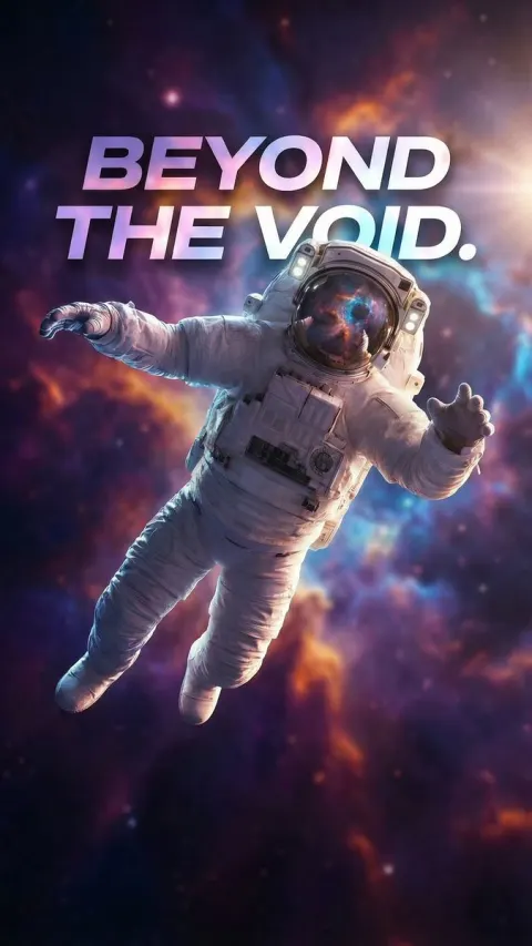 Astronaut Space Title