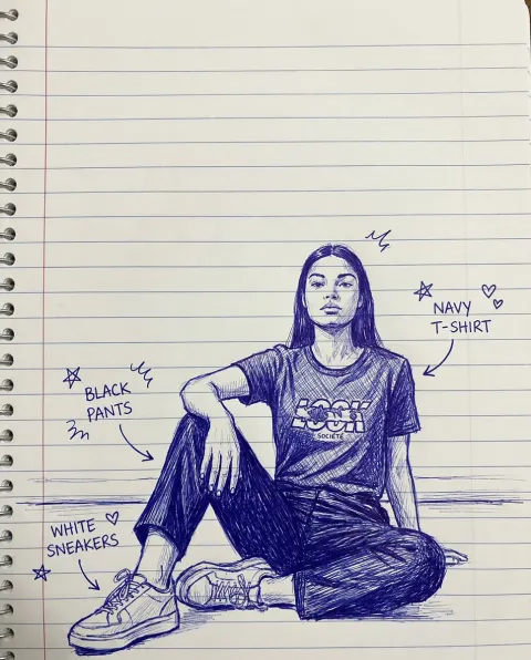 Hand-Drawn Fashion Sketch Tutorial