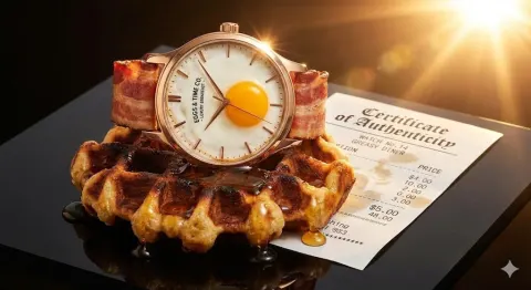 Luxury Watch Absurd Ad Visual