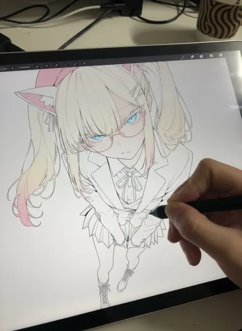 Drawing on a Pen Display