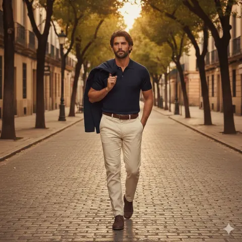 Golden Hour Gentleman Stroll