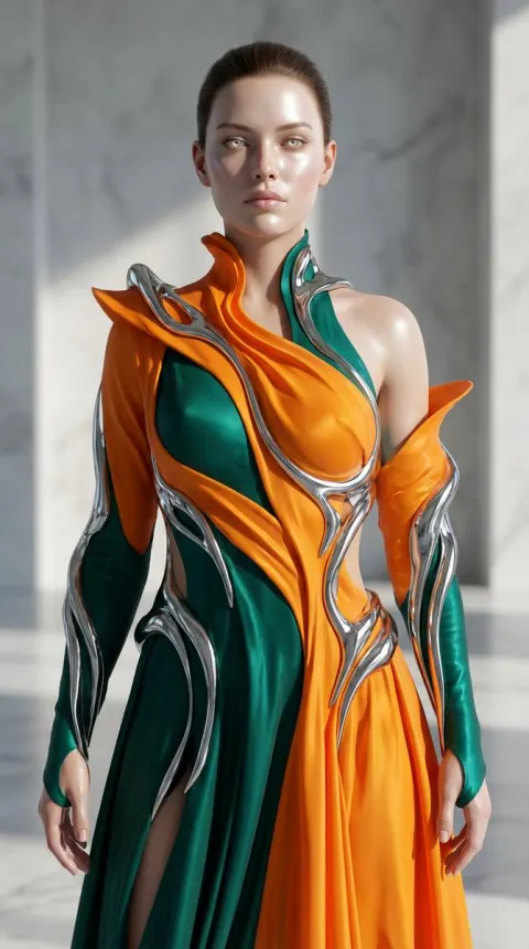 Powerful AI Woman Avant-Garde