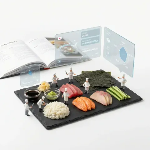 Deconstructed Cuisine Visualized