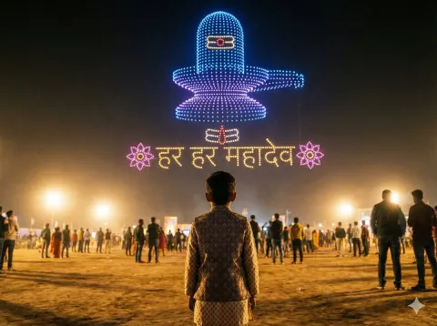 Drones Create God in Sky