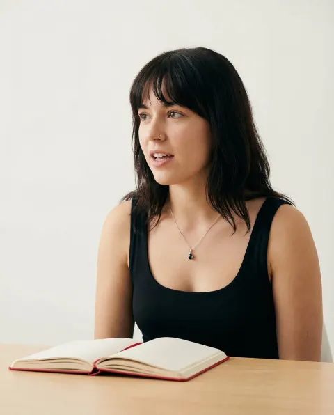 Minimalist Portrait of Young Woman