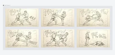 Shonen Manga Combat Sketching Guide