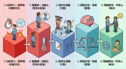Anger Management Steps Visualized