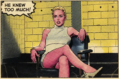 Retro Pop Art Comic Style