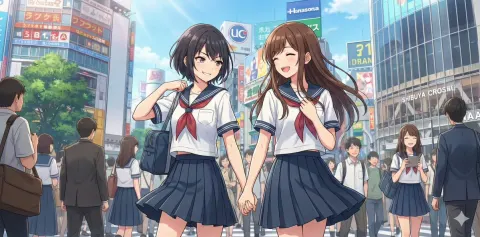 Shibuya Girls Friendship Anime