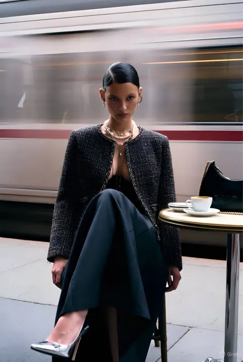 Subway Platform Fashion Editorial