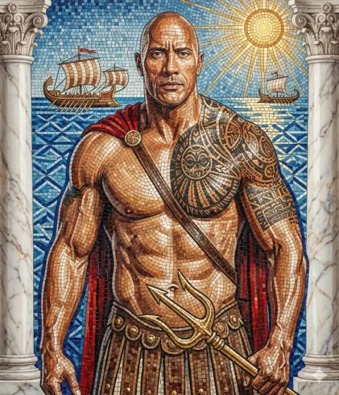 Mosaic Roman Hero Reborn