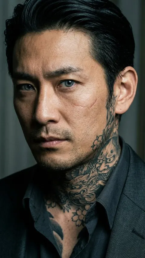 Yakuza Portrait Close-up