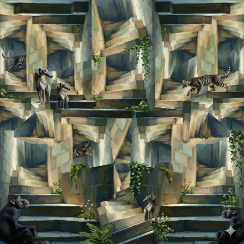 Collage Style Transformation Art