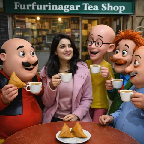 Tea Shop Fun With Samosas
