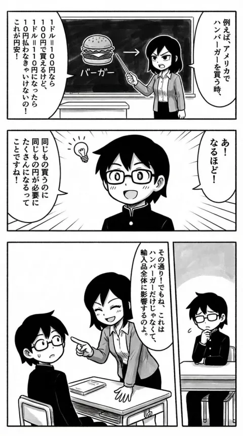 Teacher Students Study Exchange Rates