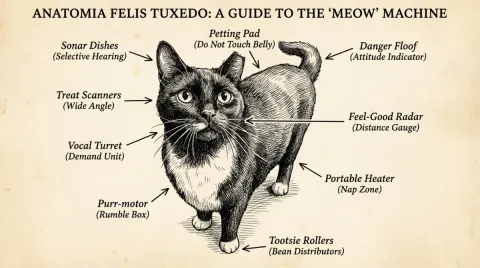 Hilarious Pet Anatomy Diagram