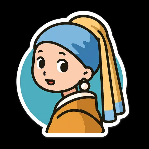 Flat Sticker Design