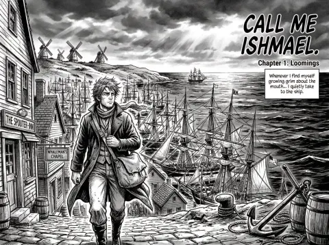 Novel Opening Manga Storyboard